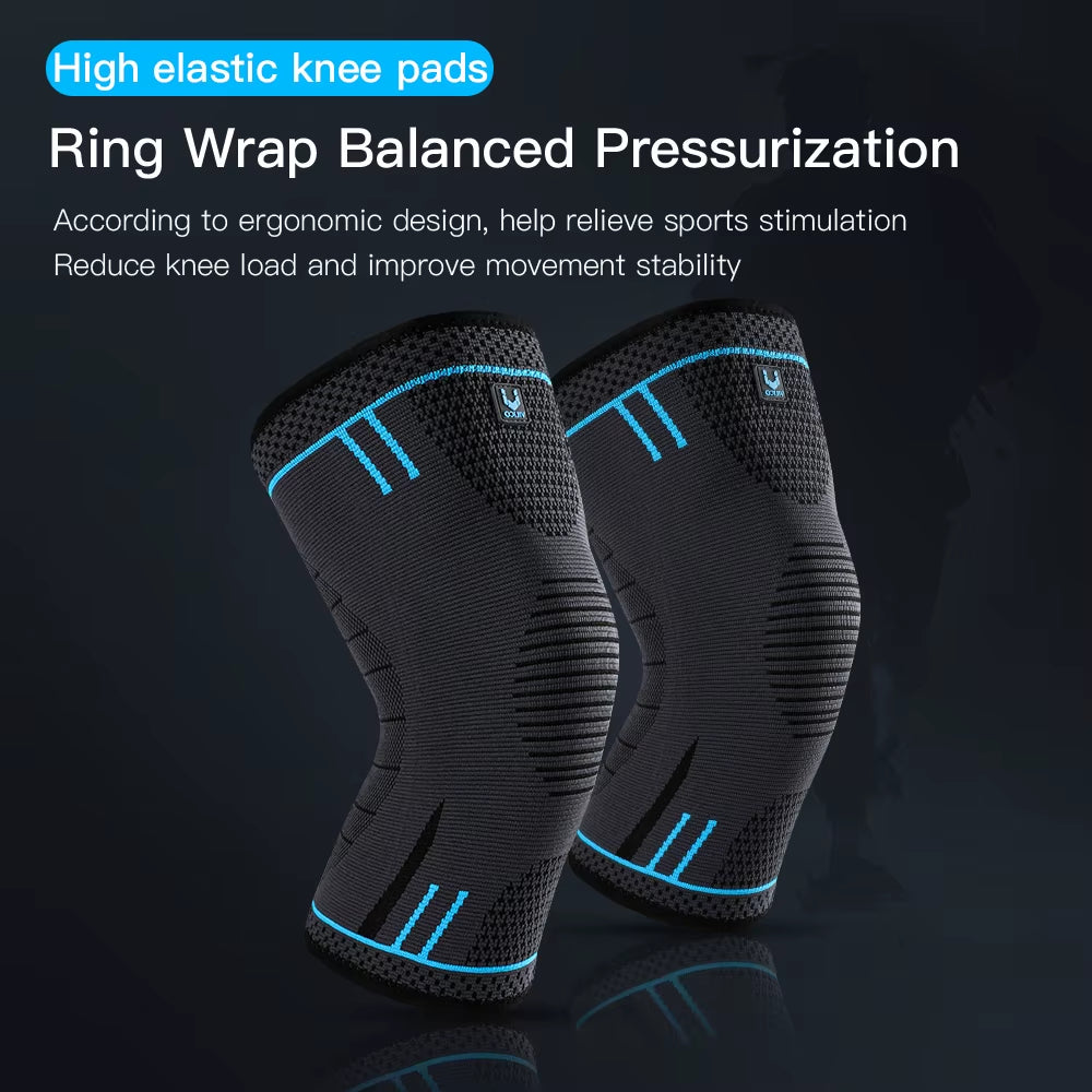 Ultimate Compression Knee Support Sleeve - Breathable Elastic Brace for Sports, Gym, Basketball, Volleyball & Running