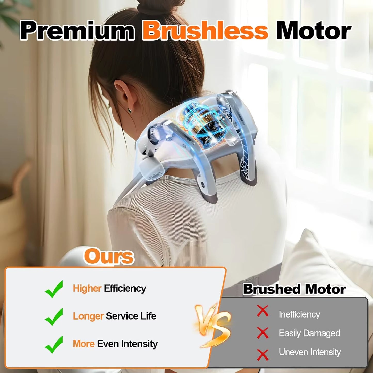 6D Deep Tissue Kneading Massage Pillow