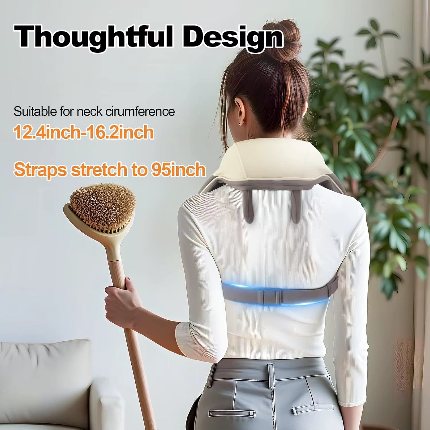 6D Deep Tissue Kneading Massage Pillow