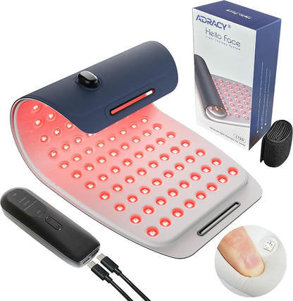 Red Light Therapy for Body, Portable Red Light Therapy Belt for Back Pain Relief, 3 in 1 Infrared Light Therapy with Soft Skin-Friendly Fabric, 660Nm 850Nm near Infrared Light Therapy Warp for Knee