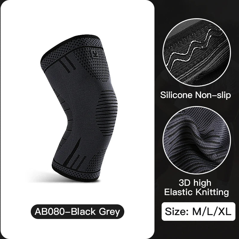 Ultimate Compression Knee Support Sleeve - Breathable Elastic Brace for Sports, Gym, Basketball, Volleyball & Running