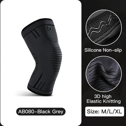 Ultimate Compression Knee Support Sleeve - Breathable Elastic Brace for Sports, Gym, Basketball, Volleyball & Running