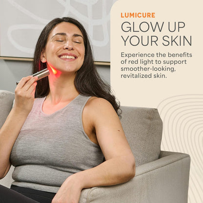 near Infrared Red Light Therapy for Body Joints & Muscles Wellness Support, Lumicure Portable Red Light Therapy Torch with 630Nm, 660Nm, 850Nm Leds - Support Daily Relaxation and Comfort