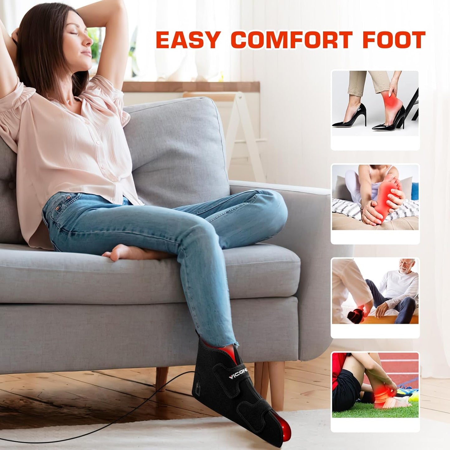 Revolutionary Red Infrared Light Therapy Boots for Ultimate Foot Relief and Wellness
